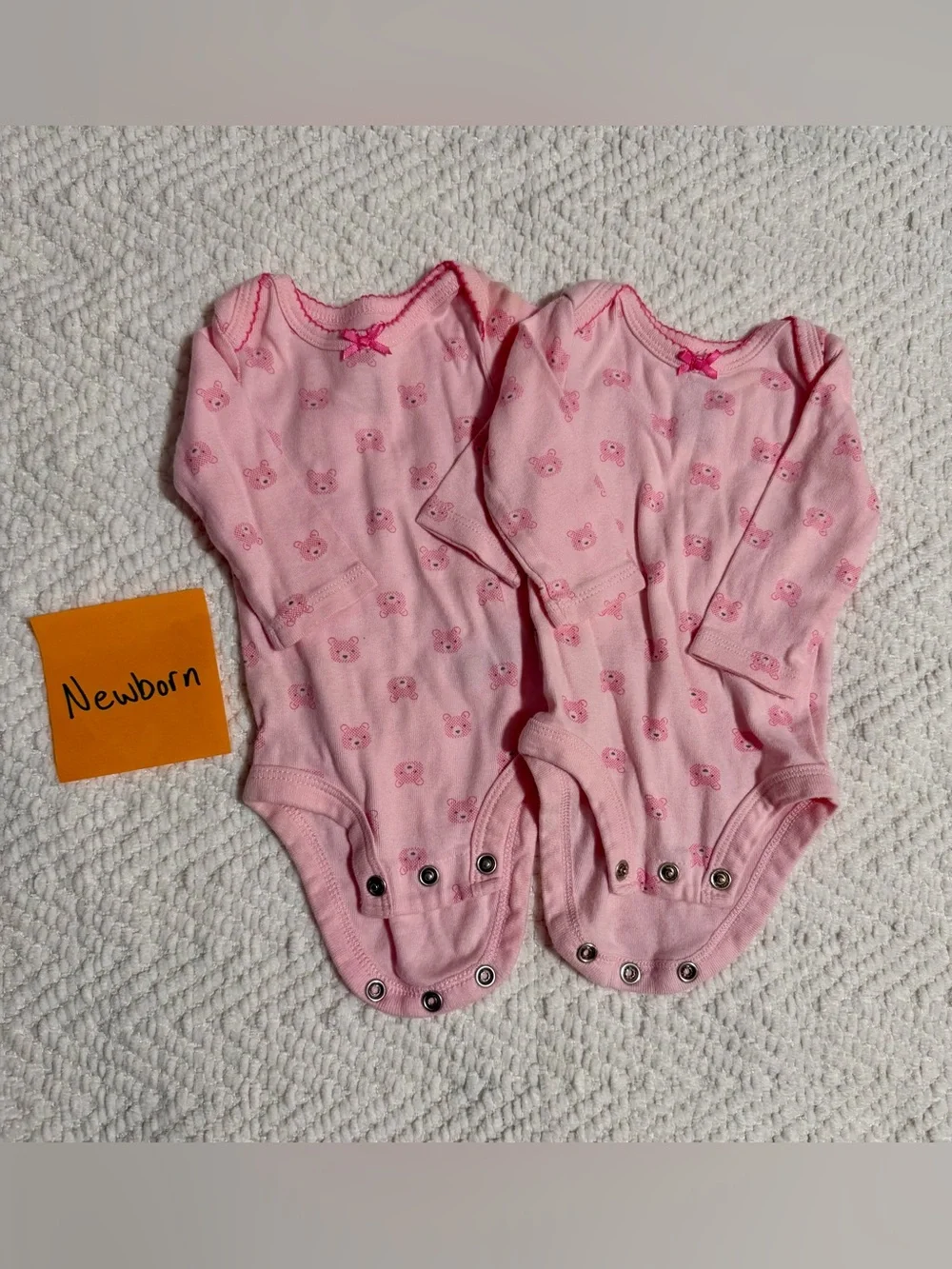 Newborn-3 month twin girl sets